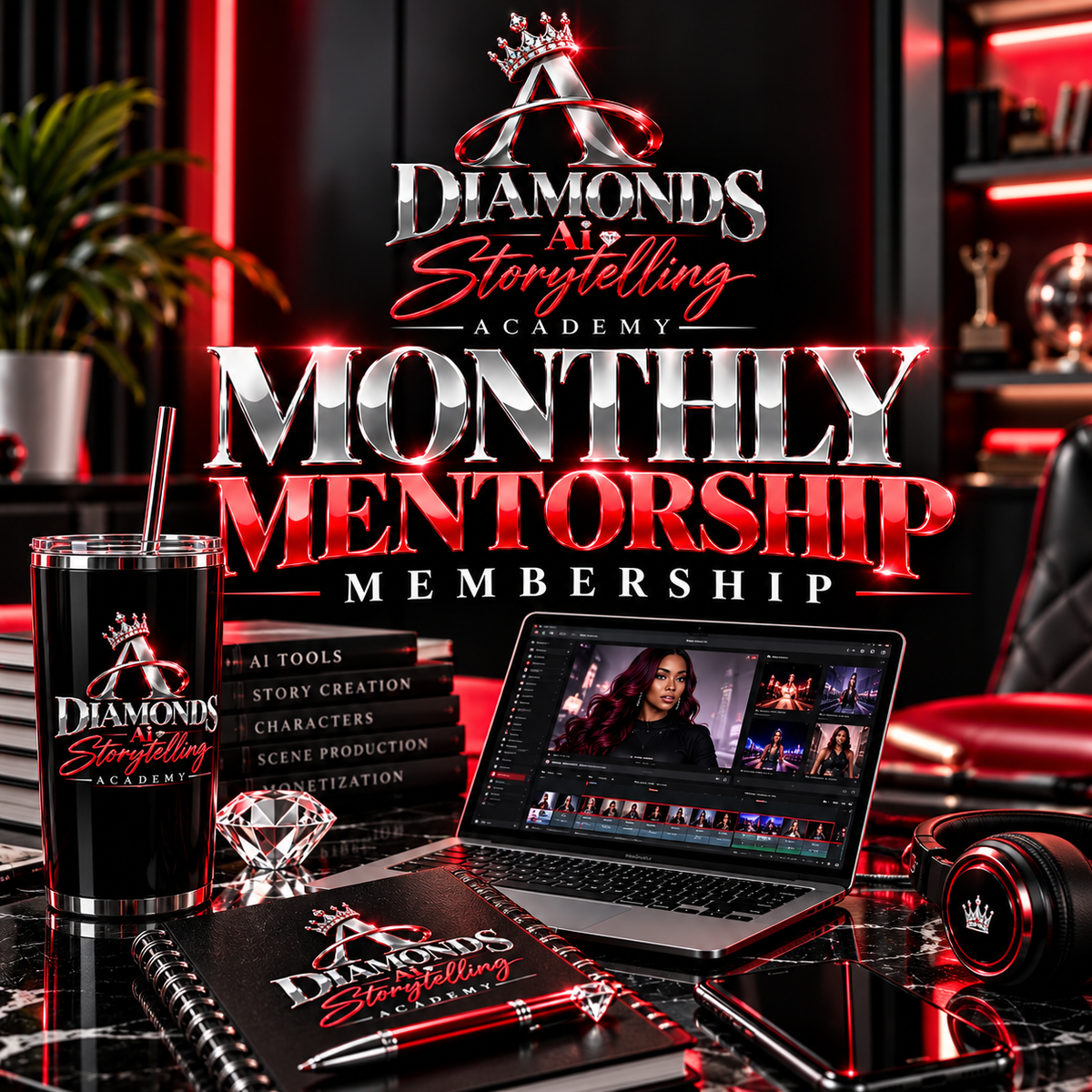 Diamond's AI Storytelling Academy — Founding Monthly Mentorship