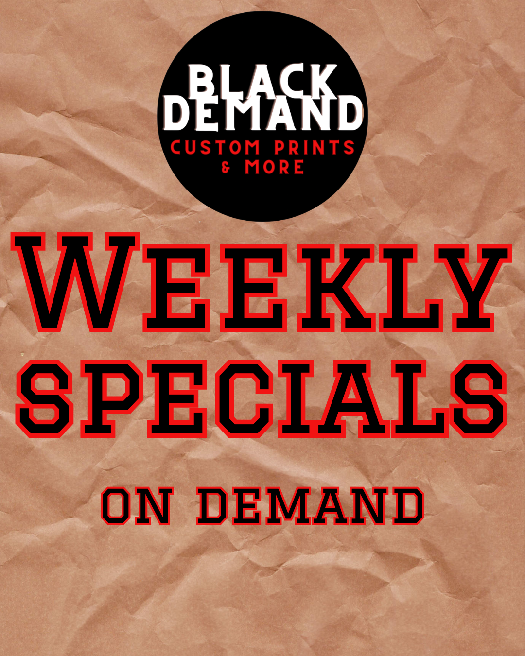 Weekly Specials On Demand