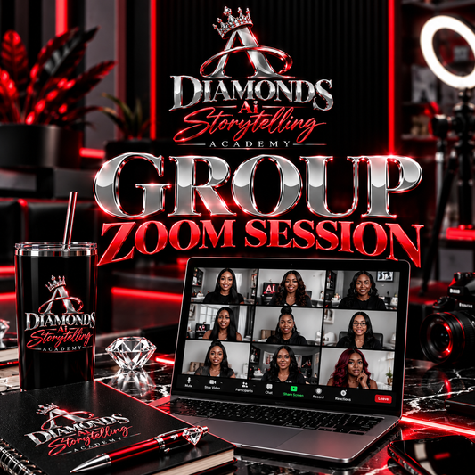 Diamond's AI Storytelling Academy — Group Zoom Class