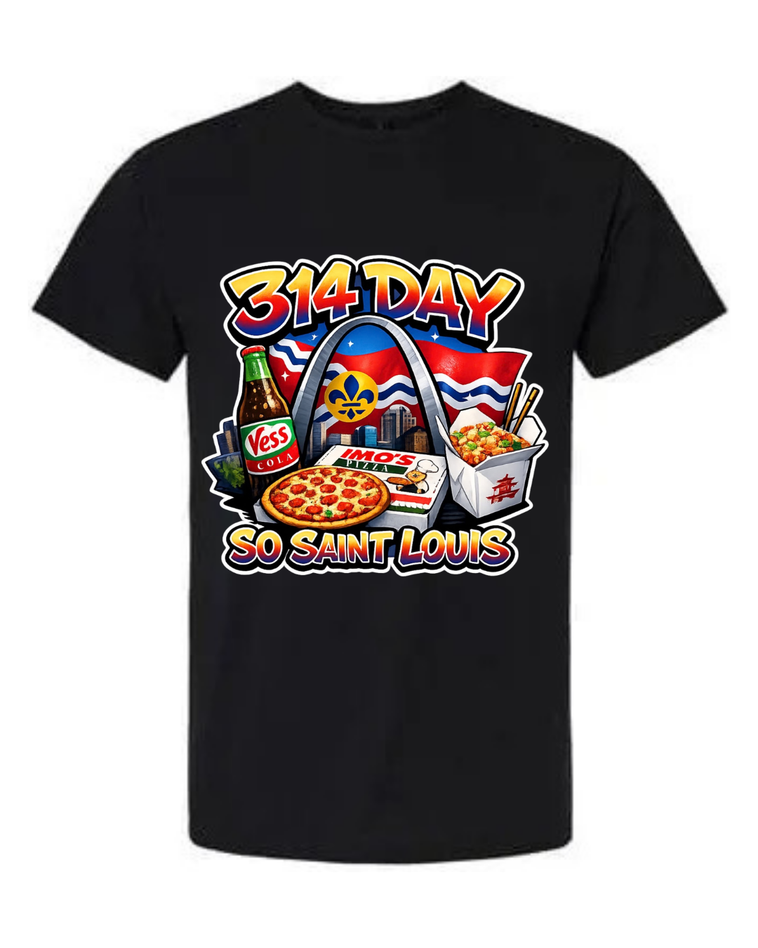314 day graphic t-shirt (Adult)