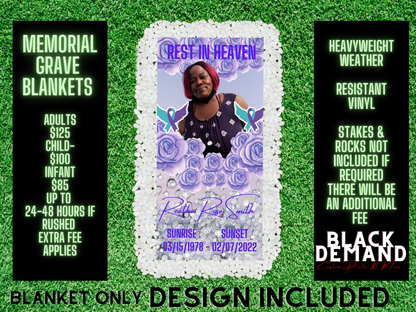 Memorial Grave Blankets