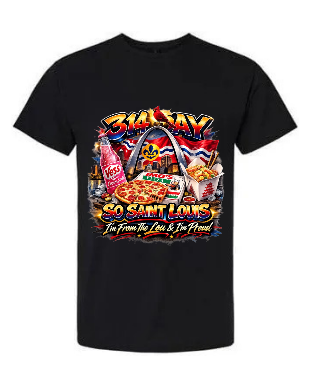 314 day graphic t-shirt (Adult)