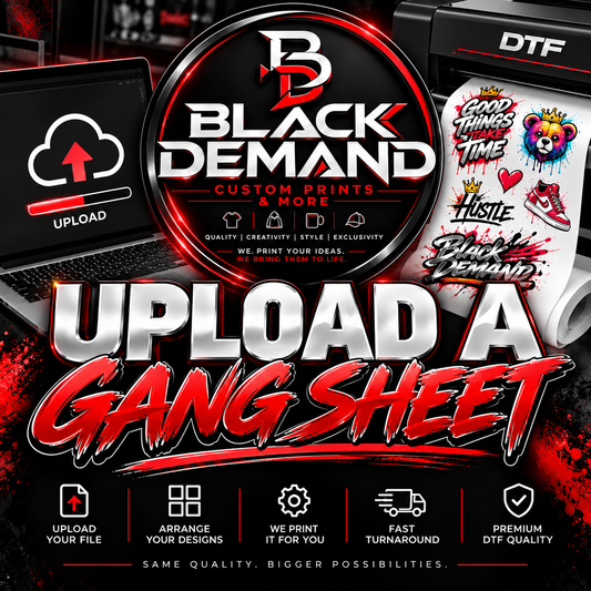 Upload DTF Gang Sheet