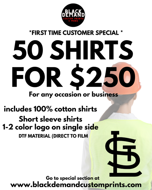 50 shirt weekly special