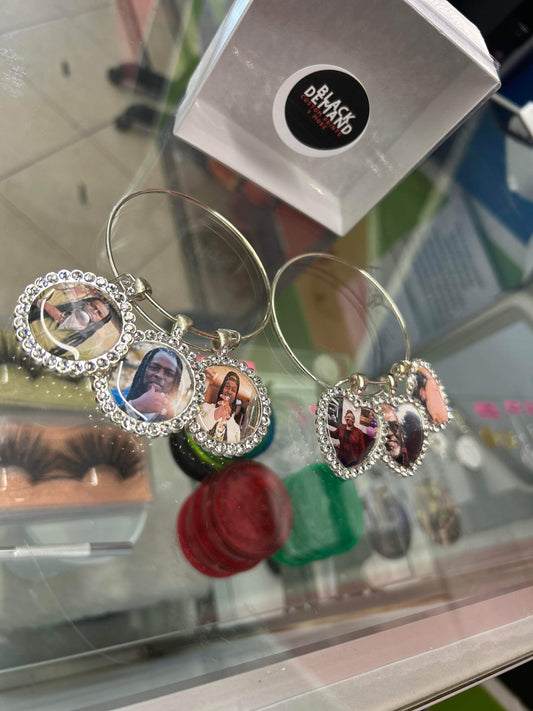 Photo charm bracelet