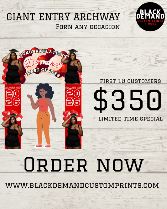 8ft Giant Entry Archway